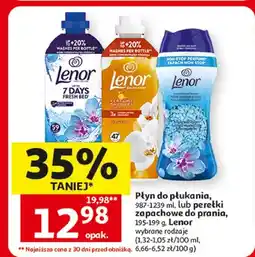 Auchan Perełki zapachowe do prania Lenor oferta