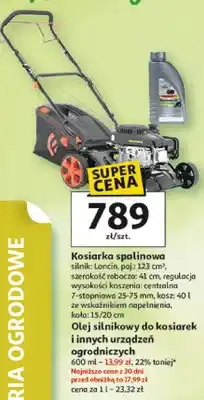 Auchan Olej silnikowy do kosiarek i innych urządzeń ogrodniczych oferta