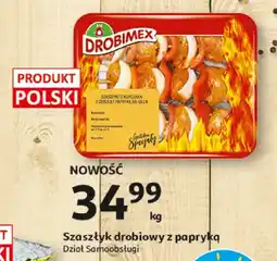 Auchan Szaszłyk drobiowy z papryką Drobimex oferta