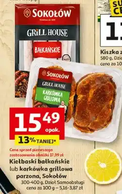 Auchan Karkówka grillowa parzona Sokołów Grill House oferta