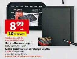 Auchan Tacka grillowa wielokrotnego użytku BBQ oferta