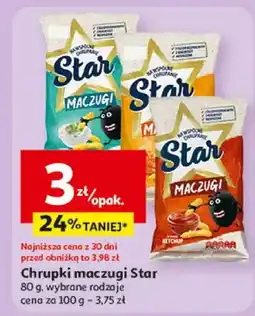 Auchan Chrupki maczugi Star wybrane rodzaje oferta