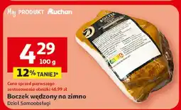 Auchan Boczek wędzony na zimno Auchan oferta