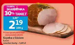 Auchan Szynka z liściem luzem JBB Bałdyga oferta