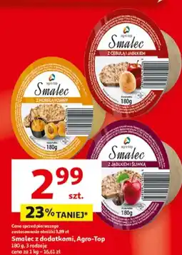 Auchan Smalec z jabłkiem i śliwką Agro-Top oferta