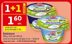 Auchan Śmietana 18% Zott Primo oferta
