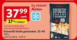 Auchan Krewetki białe gotowane 31-40 Auchan oferta
