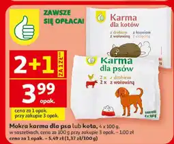 Auchan Mokra karma dla kota w saszetkach oferta