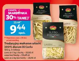 Auchan Tradycyjny makaron włoski 100% durum Di Carlo Tutto Italiano oferta