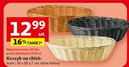 Auchan Koszyk na chleb 26x15x7cm oferta