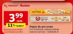 Auchan Papier do pieczenia Auchan 8m oferta