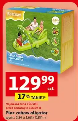 Auchan Plac zabaw aligator Bestway 2,34x1,63x0,87m oferta