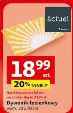 Auchan Dywanik łazienkowy Actuel 50x70cm oferta
