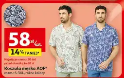 Auchan Koszula męska AOP Inextenso oferta