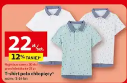 Auchan T-shirt polo chłopięcy Inextenso rozm. 3-14 lat oferta