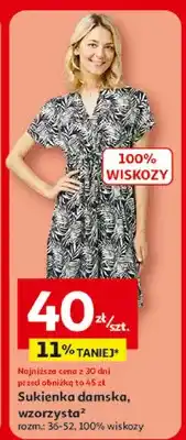 Auchan Sukienka damska wzorzysta Inextenso oferta