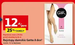 Auchan Rajstopy damskie Gatta 8 den Lucy Ultra Cienkie oferta