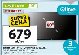 Auchan Smart LED TV 40 Qilive 40FS241/251 oferta