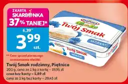 Auchan Ser twarogowy Twój Smak rodzinny naturalny Piątnica oferta
