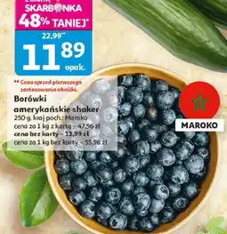 Auchan Borówki amerykańskie shaker marokańskie oferta
