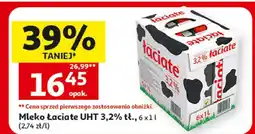 Auchan Mleko Łaciate UHT 3,2% tłuszczu oferta