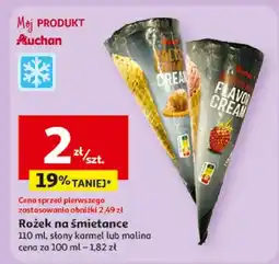 Auchan Rożek na śmietance Auchan słony karmel oferta