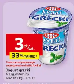 Auchan Jogurt grecki naturalny ttt oferta