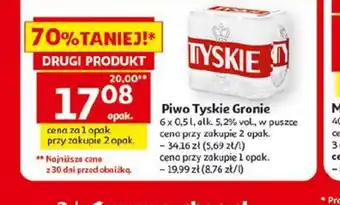 Auchan Piwo Tyskie Gronie oferta