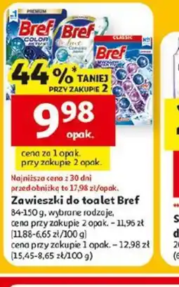 Auchan Zawieszki do toalet Bref oferta