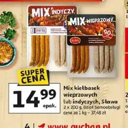 Auchan Mix kiełbasek Sława oferta