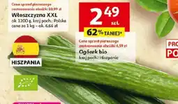 Auchan Ogórek bio oferta