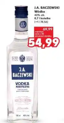 Kaufland J.A. BACZEWSKI Wódka oferta