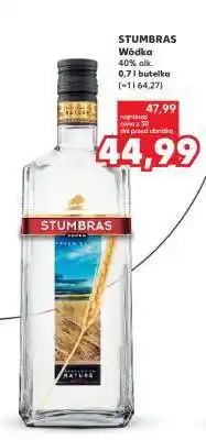 Kaufland STUMBRAS wódka oferta