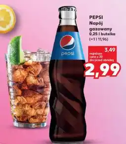 Kaufland PEPSI Napój gazowany 0,25 l butelka oferta