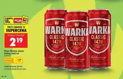 Biedronka Piwo Warka Jasne Pełne , 500 ml oferta