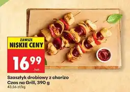 Biedronka Szaszłyk drobiowy z chorizo oferta