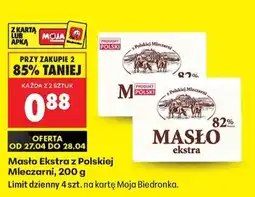 Biedronka Masło Ekstra z polskiej mleczarni, 200 g oferta