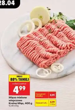 Biedronka Mięso mielone wieprzowe Kraina Mięs, 400 g oferta