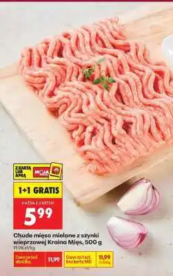 Biedronka Chude mięso mielone z szynki wieprzowej Kraina Mies , 500 g oferta