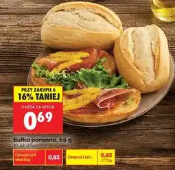 Biedronka Bułka poranna 65 g oferta