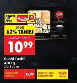Biedronka Sushi Toshii 400 g oferta