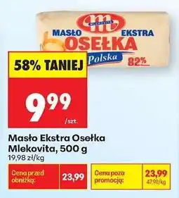 Biedronka Masło Ekstra Osełka Mlekovita , 500 g oferta