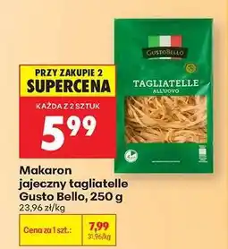 Biedronka Makaron jajeczny tagliatelle Gusto Bello, 250 g oferta