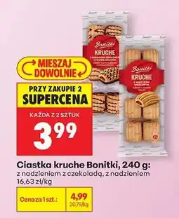 Biedronka Ciastka kruche Bonitki, 240 g oferta