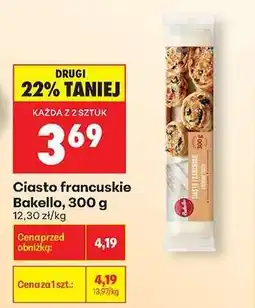 Biedronka Ciasto francuskie Bakello, 300 g oferta