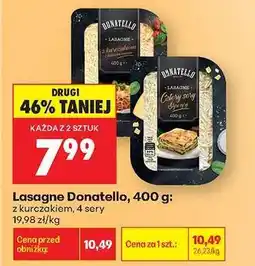 Biedronka Lasagne Donatello, 400 g oferta