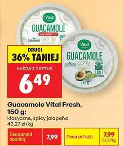 Biedronka Guacamole Vital Fresh, 150 g oferta