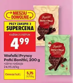 Biedronka Wafelki Pryncy Pałki Bonitki, 200 g oferta