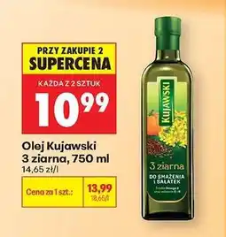 Biedronka Olej Kujawski 3 ziarna, 750 ml oferta