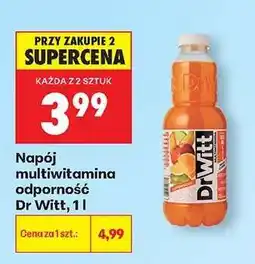Biedronka Napój multiwitamina odporność Dr Witt, 1 l oferta
